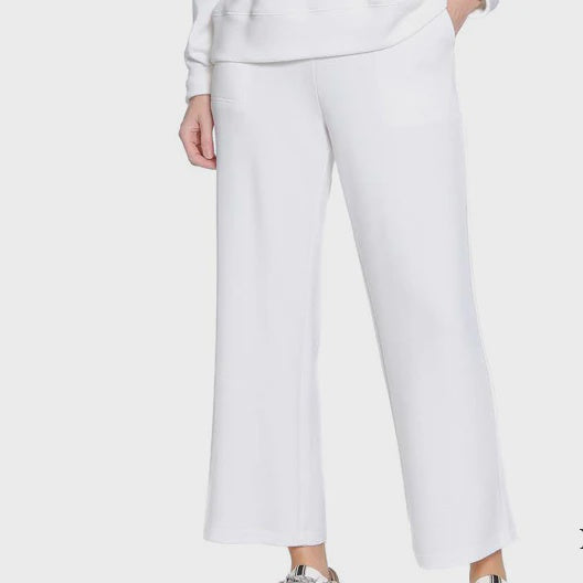 Wide Leg Pull on Pant - OFF WHITE