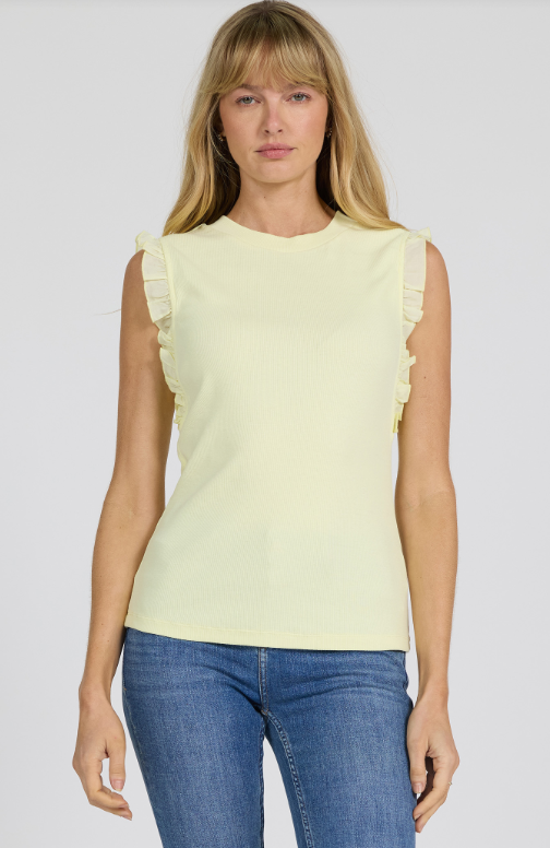 Bridget Top in Pale Yellow