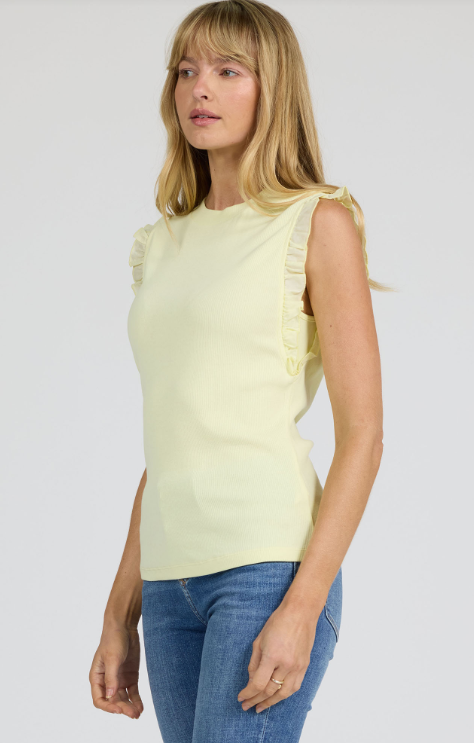 Bridget Top in Pale Yellow