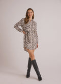 Belted Pullover Shirt Dress