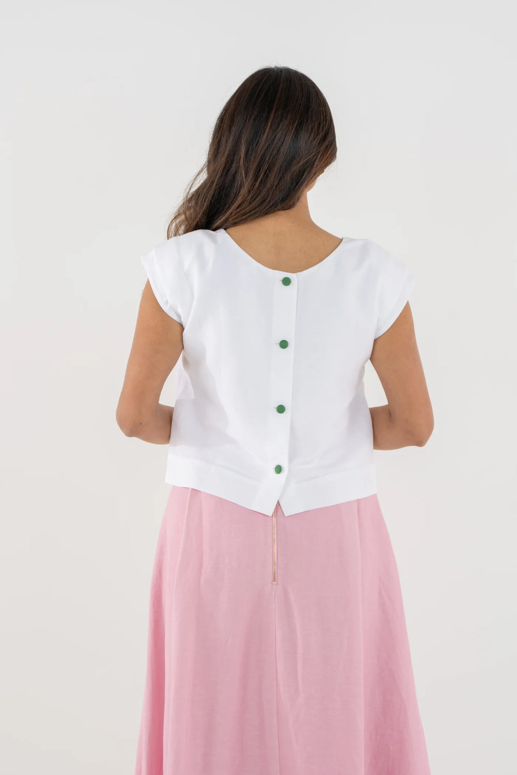 Hatti Tank Lucent White
