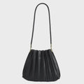 Carrie Pleated Vegan Shoulder Bag