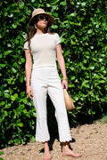 JoJo Pant in Ivory
