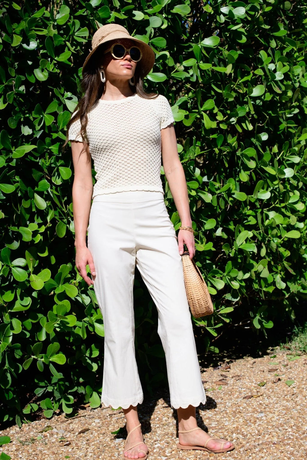 JoJo Pant in Ivory