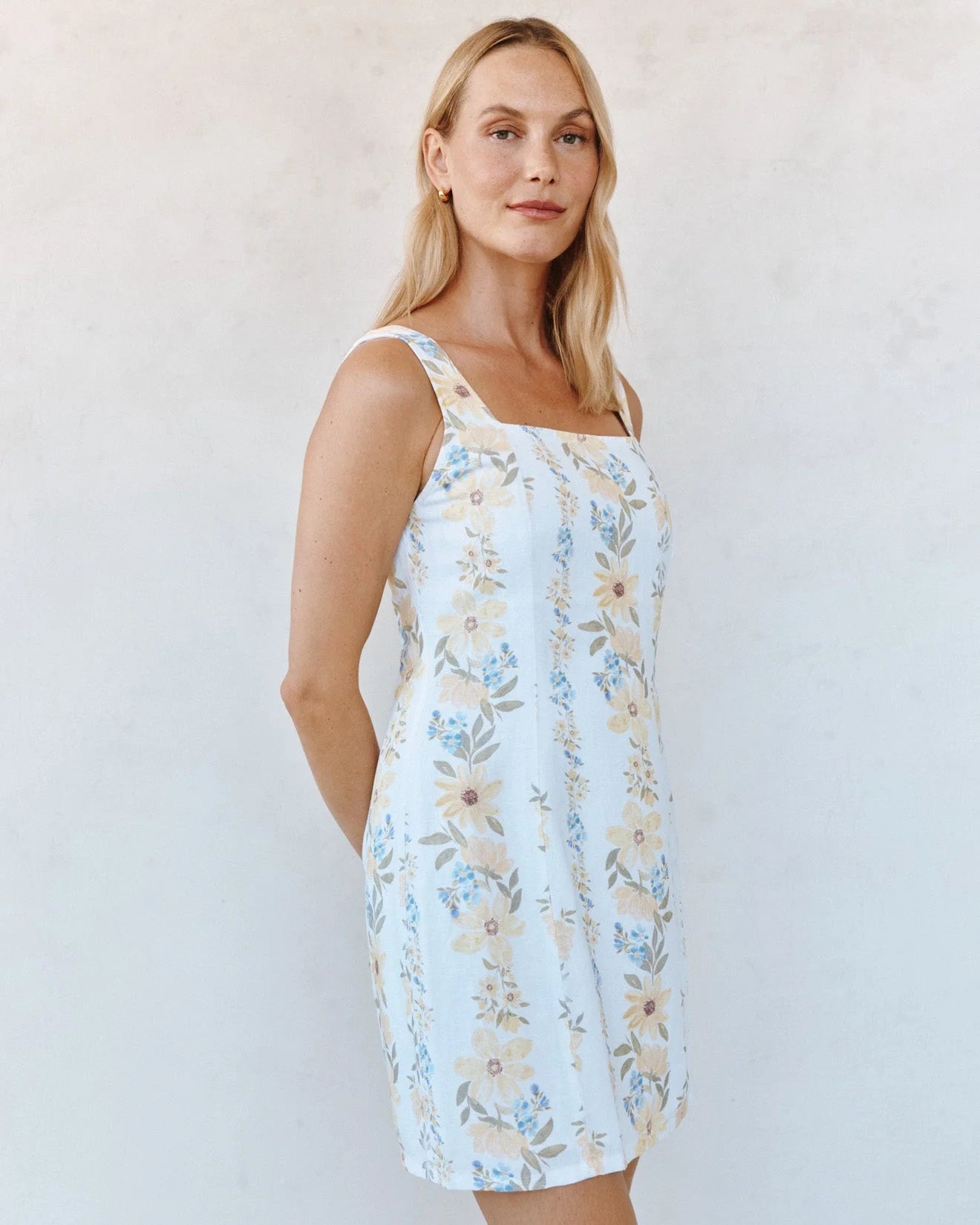 Smocked Mini Dress Wildflower
