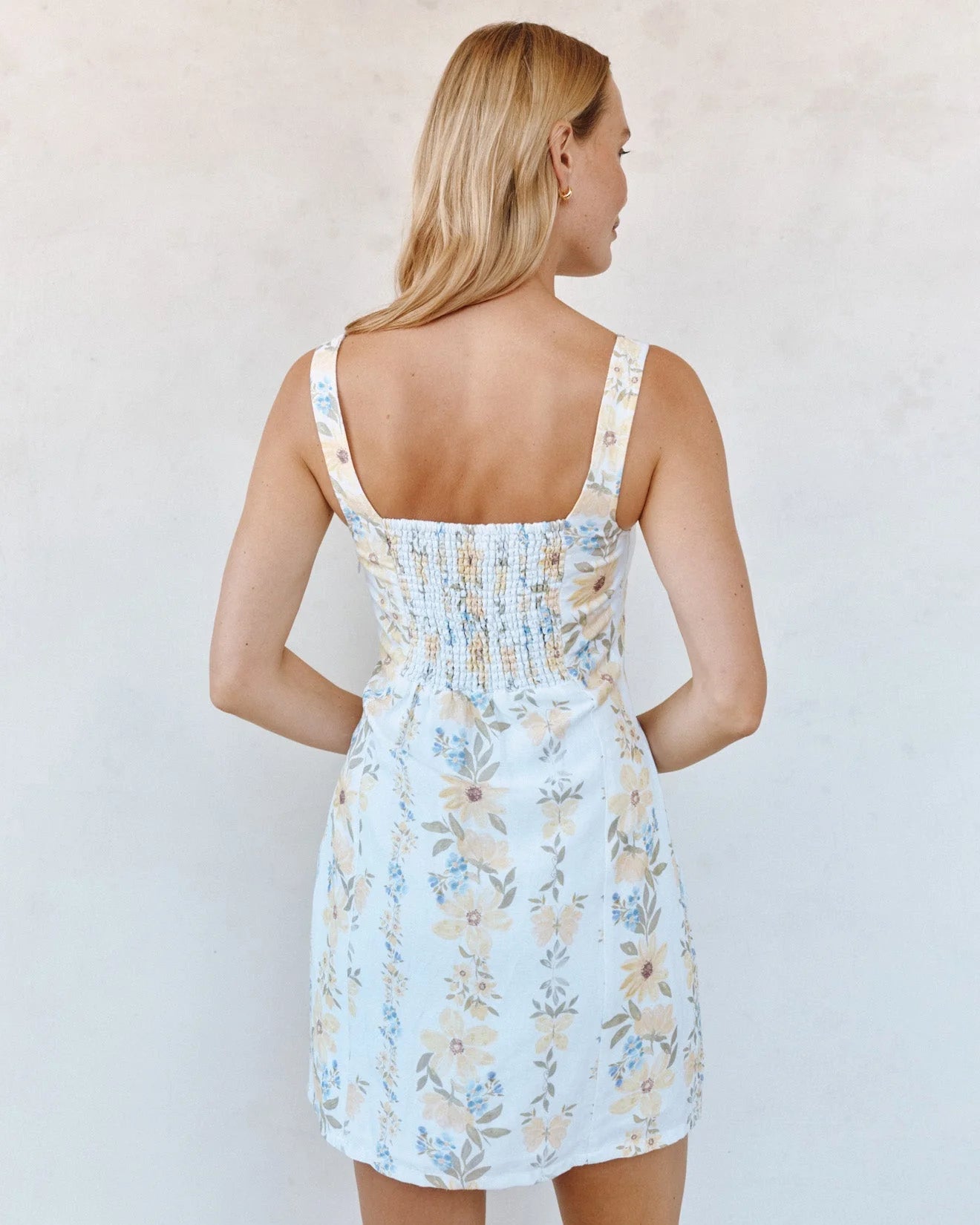Smocked Mini Dress Wildflower