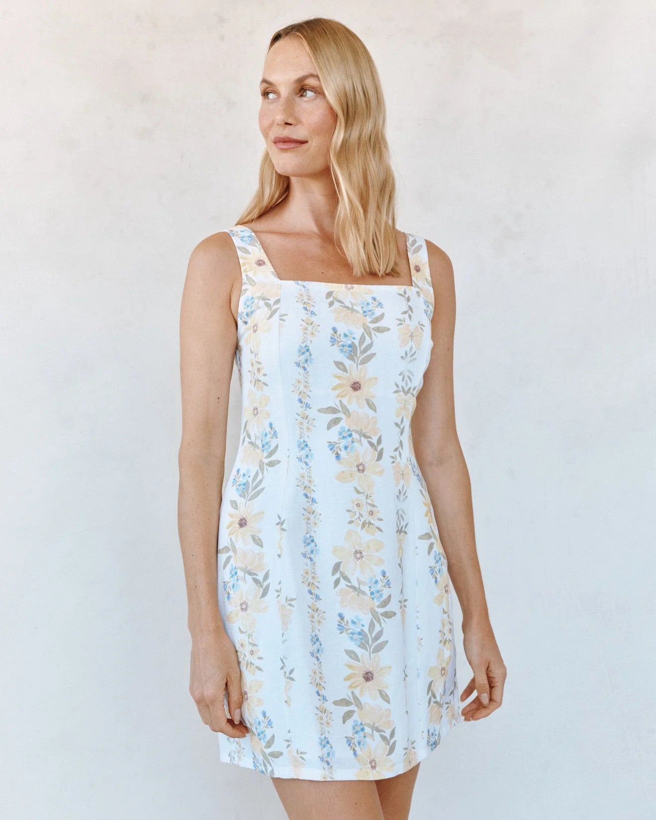 Smocked Mini Dress Wildflower