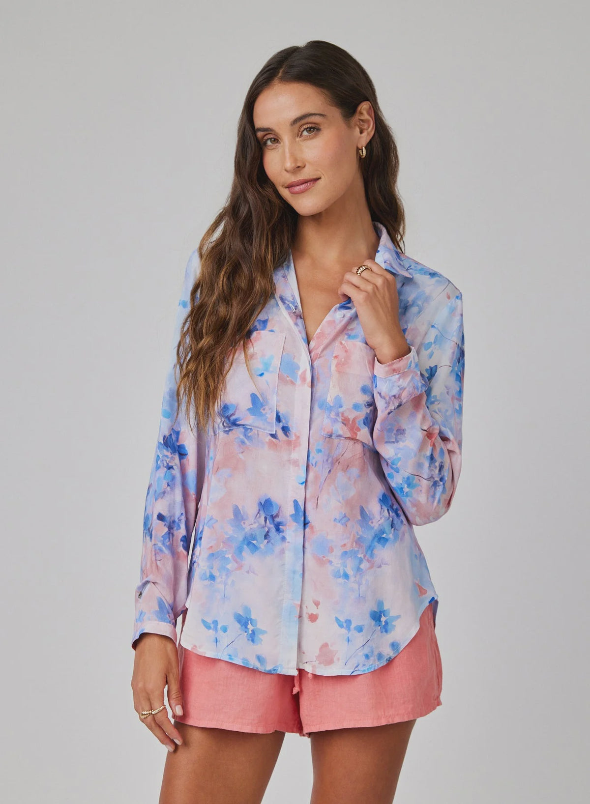 Button Down Shirt in Garden Mist
