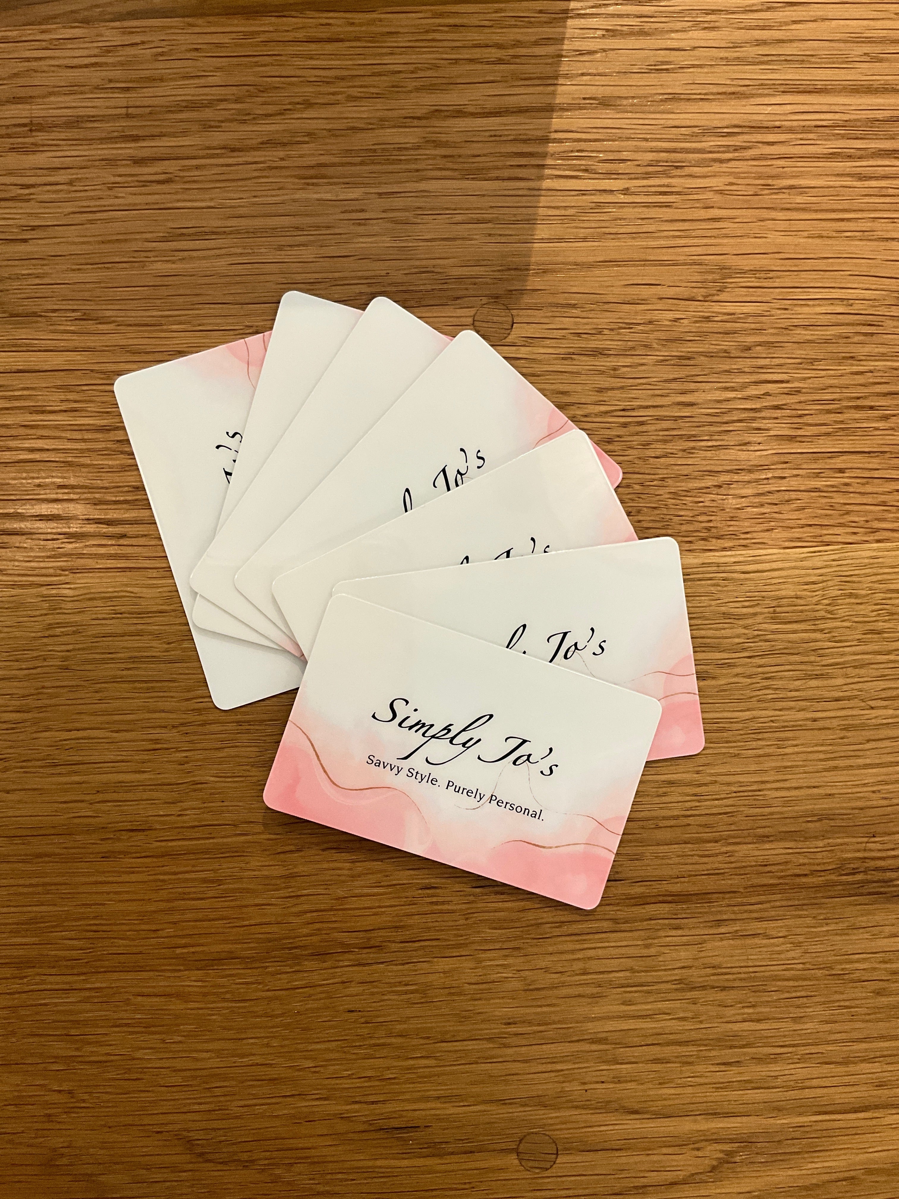 Simply Jo's Gift Card