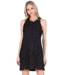 Joy Joy Black Flower Sleeveless Dress