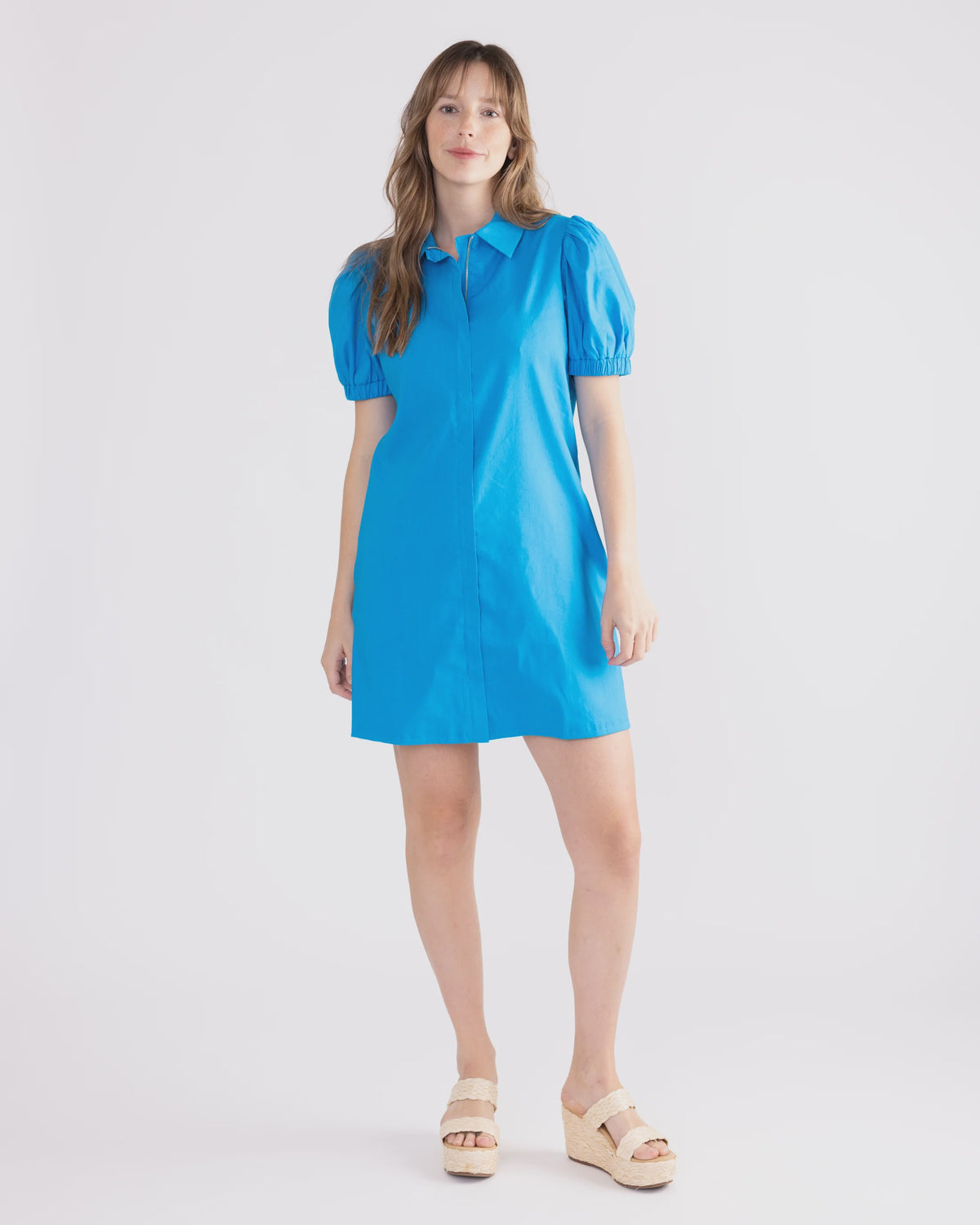 Anderson Dress in Blue Jay