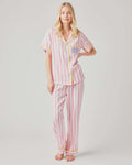 Retro Stripe Pajama Set