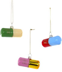 Chill Pill Ornament