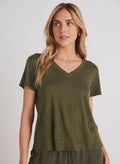 Side Slit Tee Italian Herb