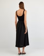 Sleeveless Knit Combo Dress Black