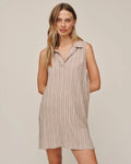 Sleeveless Mini Dress in Driftwood