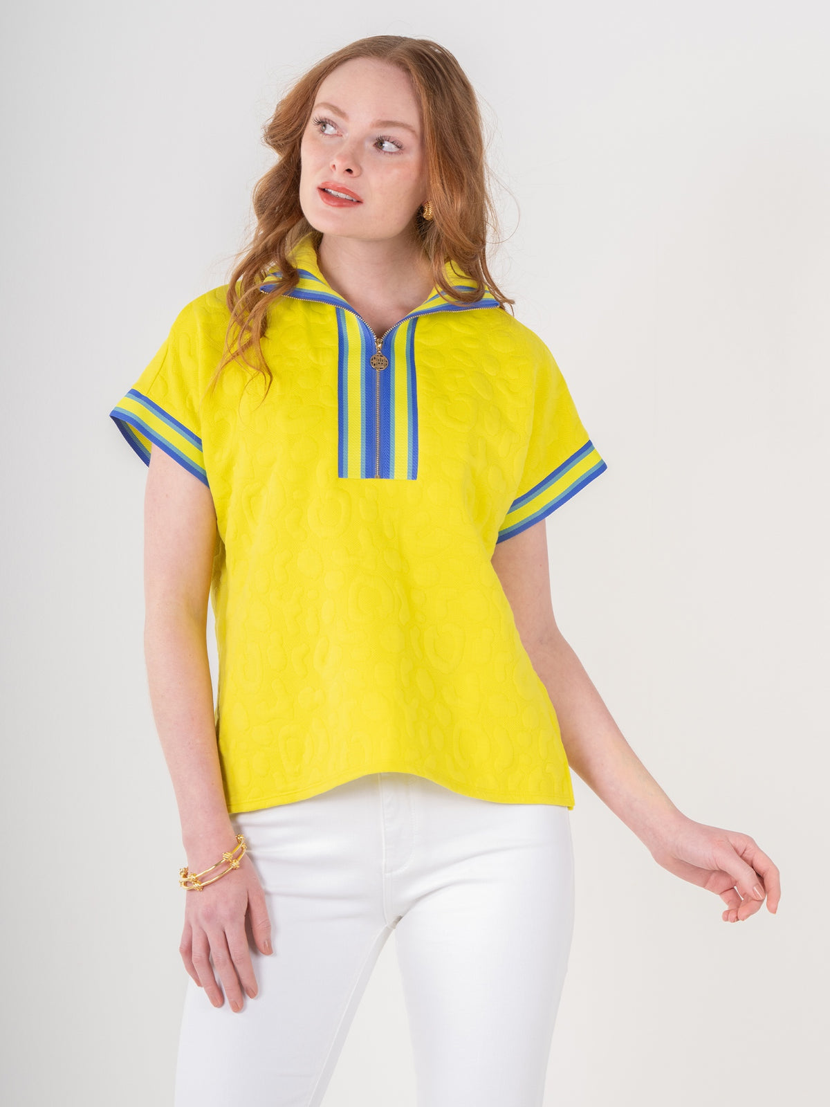 Poppy Pullover - Lime Cheetah