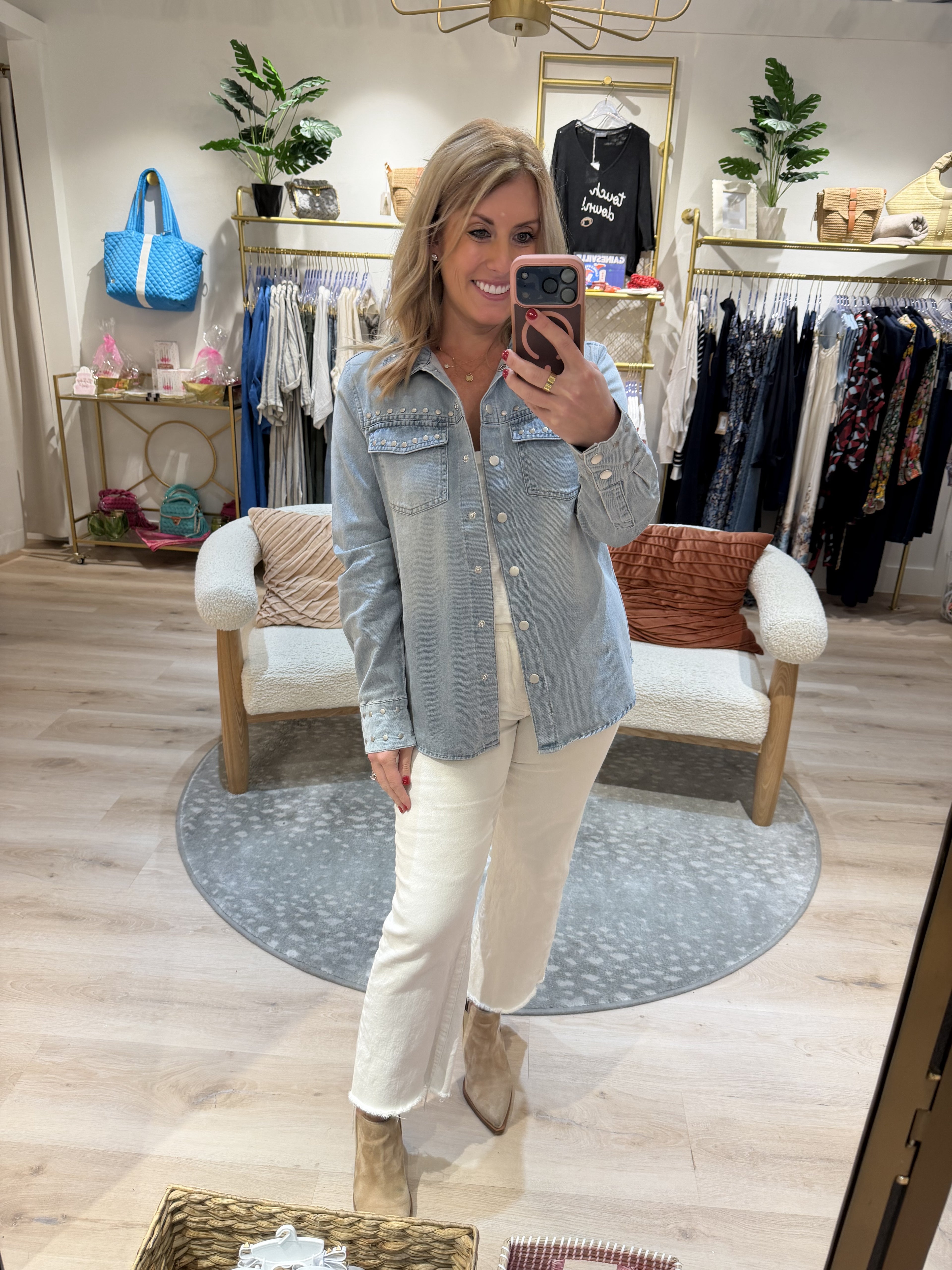Star with Studs Top