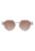 Astor Gingham Over Crystal Mirrored